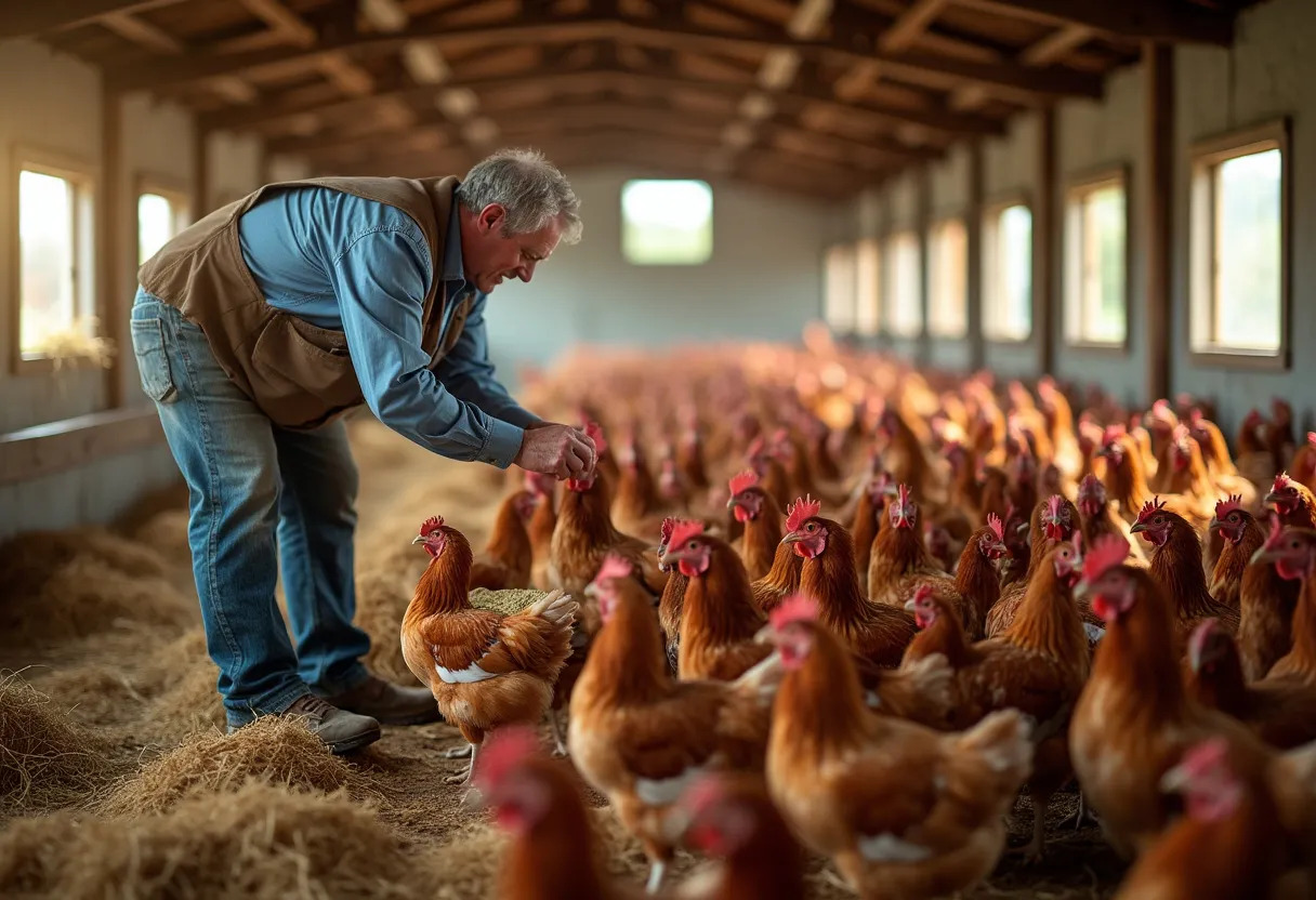 poule alimentation