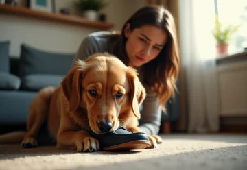 chien sur canapé