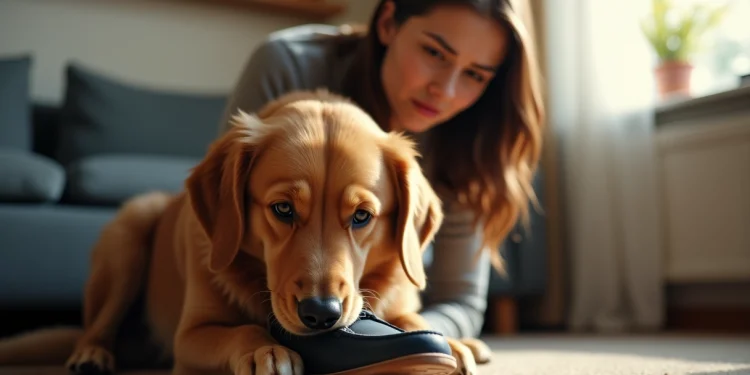 chien sur canapé